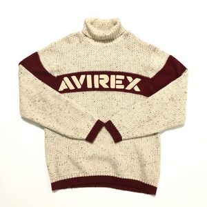 Avirex Men's Sweatshirt Turtleneck Size x-Large